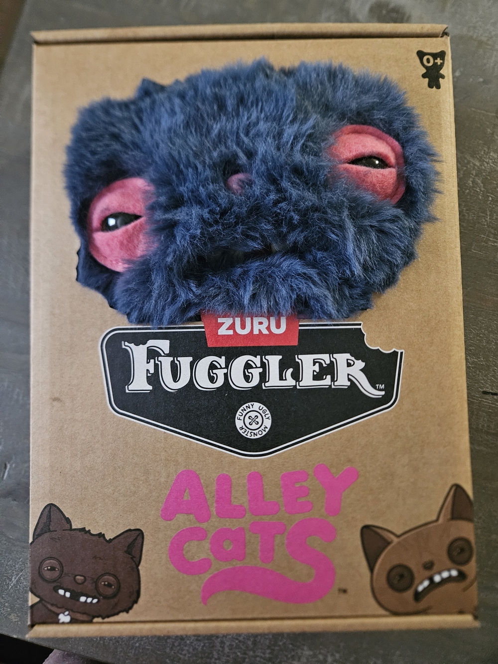 Fuggler Alley Cats Cheeze Blue 9 Inch Plush Toy